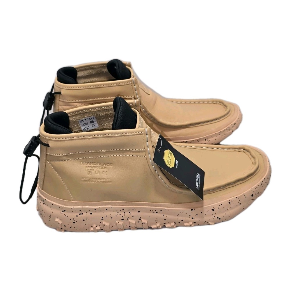 Brandblack Vibram Litebase NWT 🌵 Utility Moc Slip On Boots Men's 10